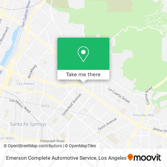 Emerson Complete Automotive Service map