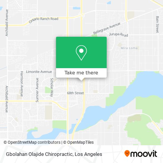 Mapa de Gbolahan Olajide Chiropractic