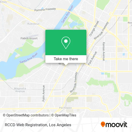 RCCD Web Registration map