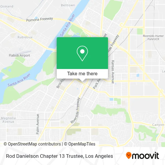Rod Danielson Chapter 13 Trustee map