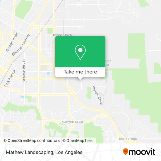 Mathew Landscaping map