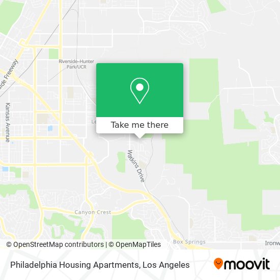 Mapa de Philadelphia Housing Apartments