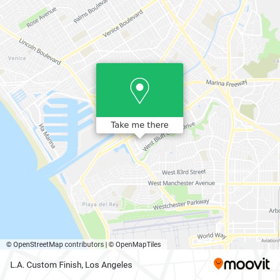 L.A. Custom Finish map