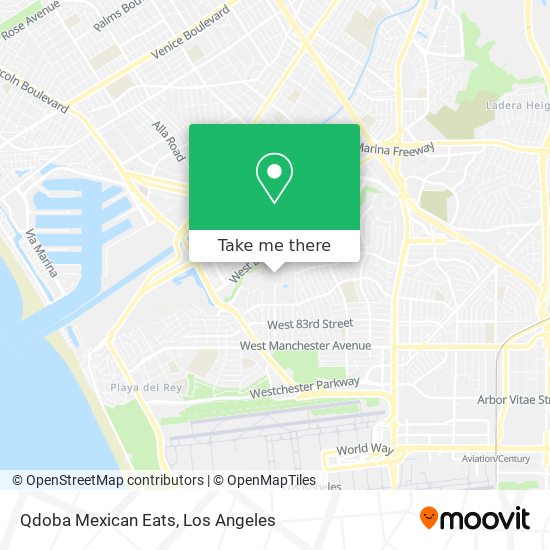 Mapa de Qdoba Mexican Eats