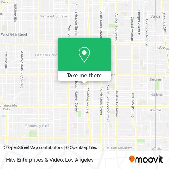 Hits Enterprises & Video map