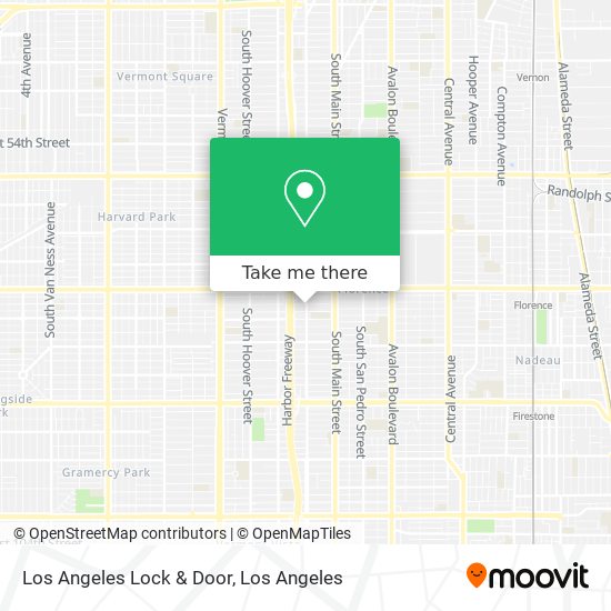 Los Angeles Lock & Door map
