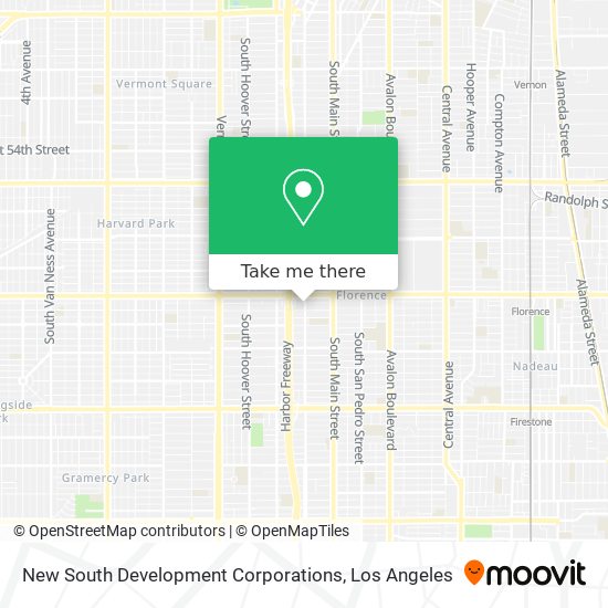 New South Development Corporations map