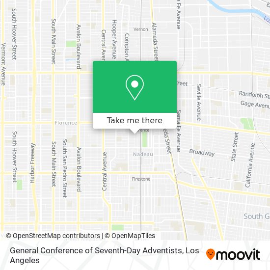 Mapa de General Conference of Seventh-Day Adventists