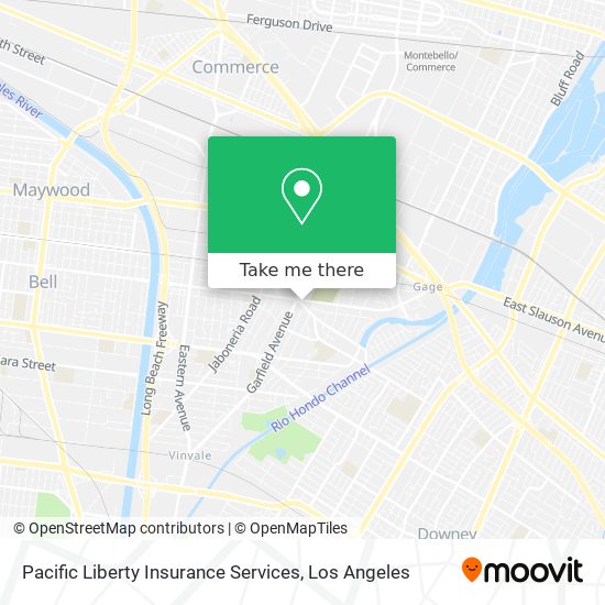Pacific Liberty Insurance Services map