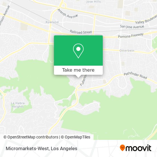 Mapa de Micromarkets-West