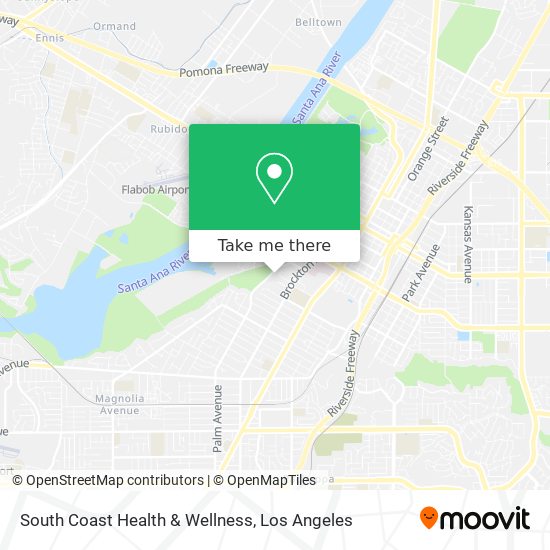 South Coast Health & Wellness map