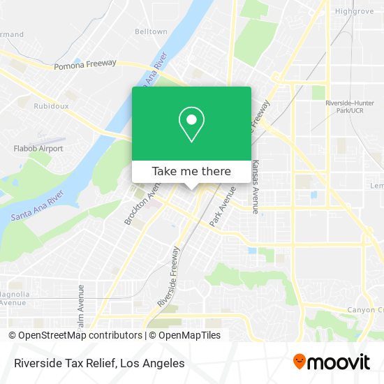 Mapa de Riverside Tax Relief