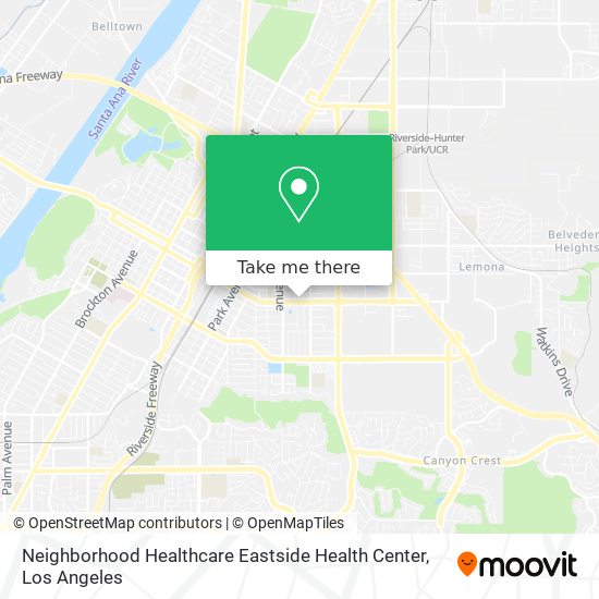 Mapa de Neighborhood Healthcare Eastside Health Center