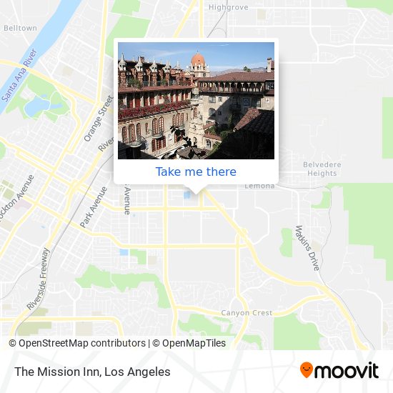 The Mission Inn map