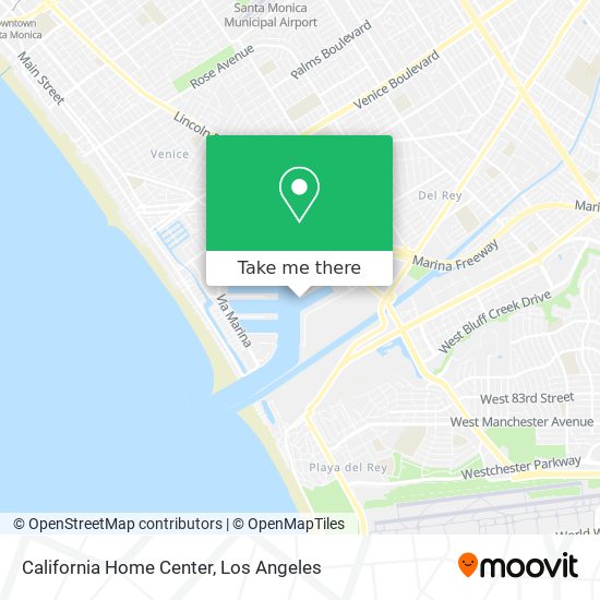 California Home Center map