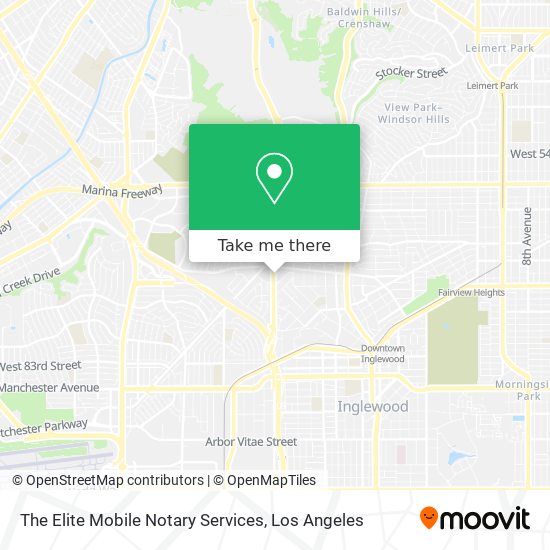 Mapa de The Elite Mobile Notary Services