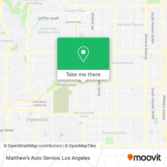 Mapa de Matthew's Auto Service