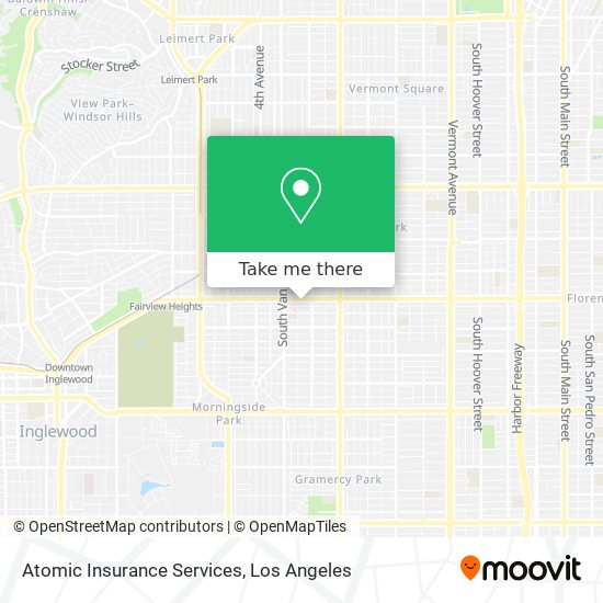 Atomic Insurance Services map
