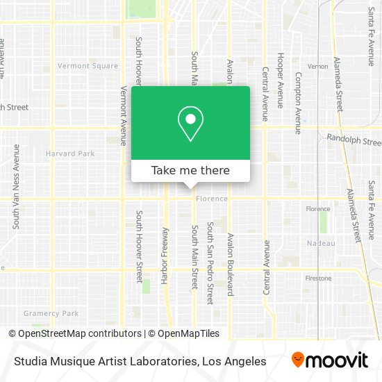 Mapa de Studia Musique Artist Laboratories
