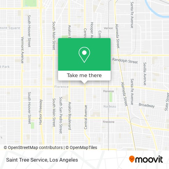 Saint Tree Service map