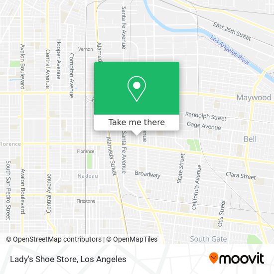 Lady's Shoe Store map