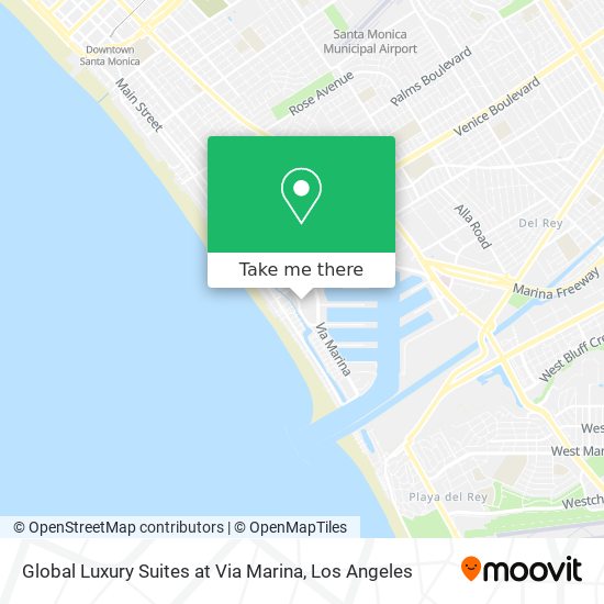 Mapa de Global Luxury Suites at Via Marina