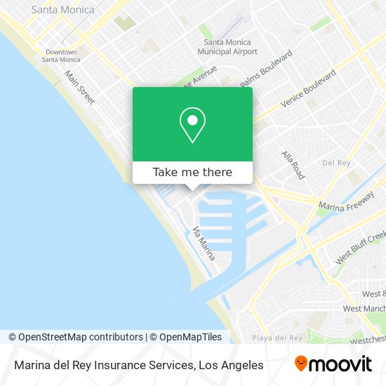 Marina del Rey Insurance Services map