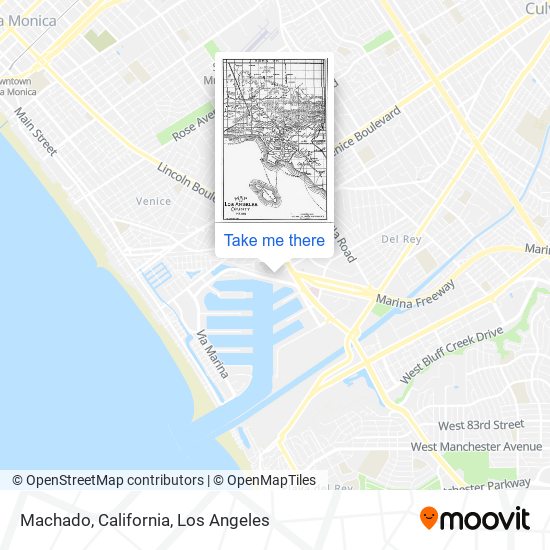 Mapa de Machado, California