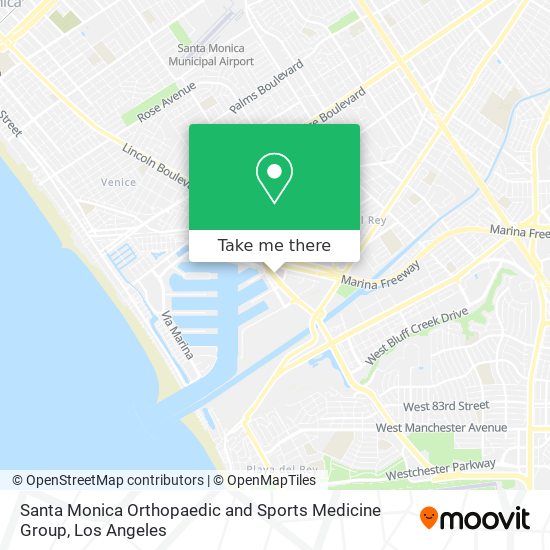 Mapa de Santa Monica Orthopaedic and Sports Medicine Group