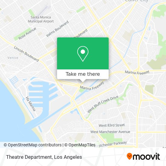 Theatre Department map