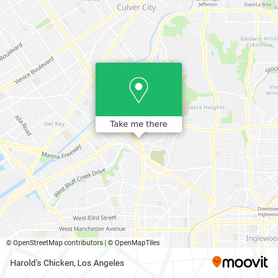 Mapa de Harold's Chicken