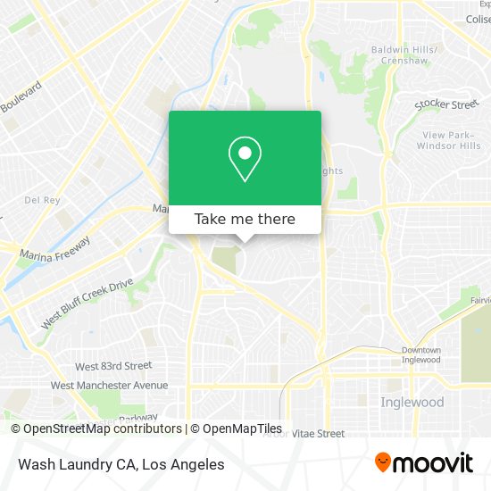 Mapa de Wash Laundry CA