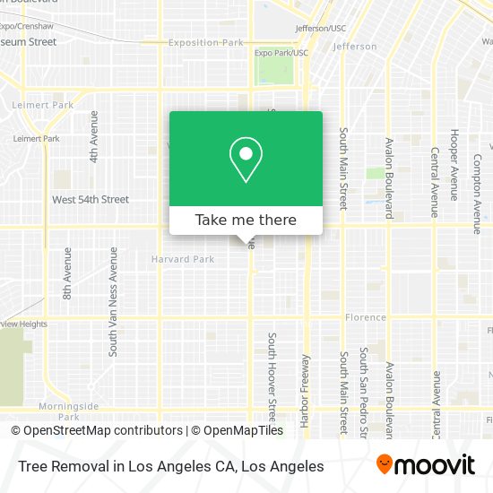 Mapa de Tree Removal in Los Angeles CA