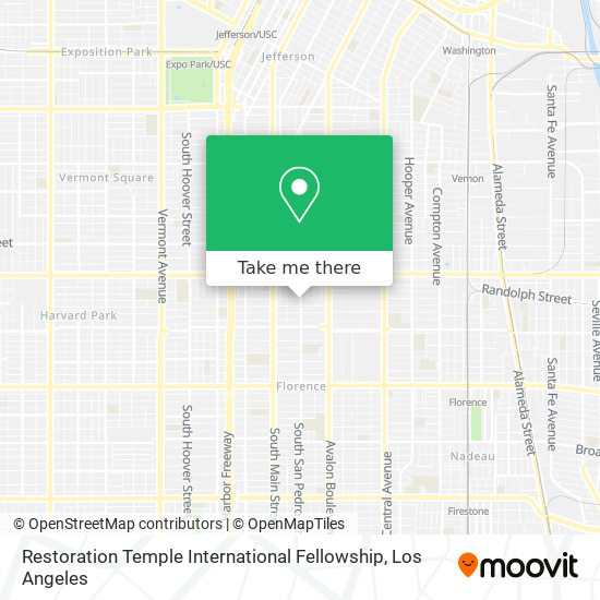 Mapa de Restoration Temple International Fellowship