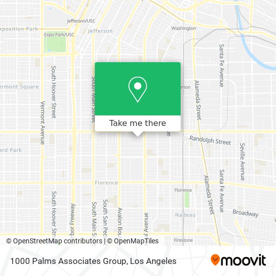 1000 Palms Associates Group map