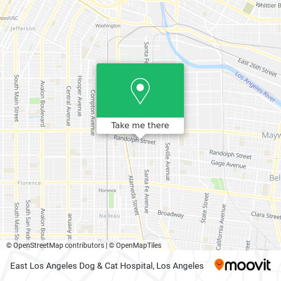 East Los Angeles Dog & Cat Hospital map