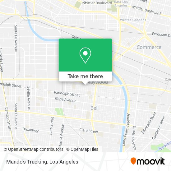 Mapa de Mando's Trucking