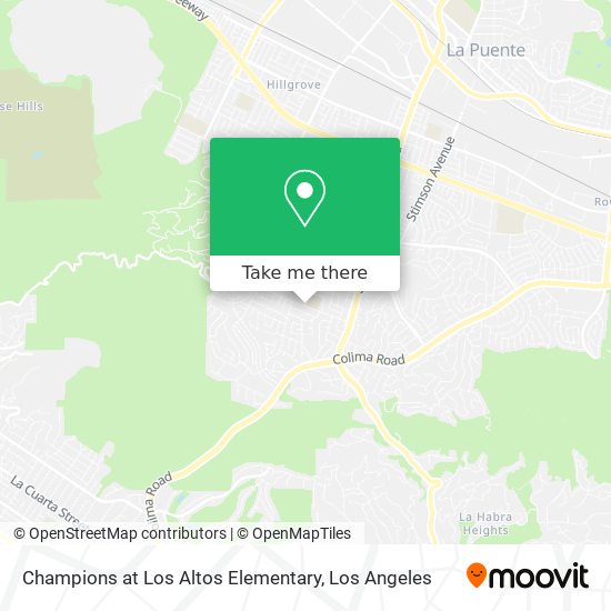 Champions at Los Altos Elementary map