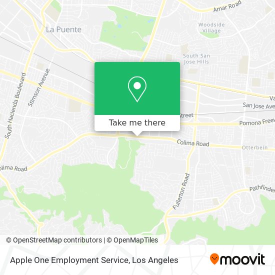 Mapa de Apple One Employment Service