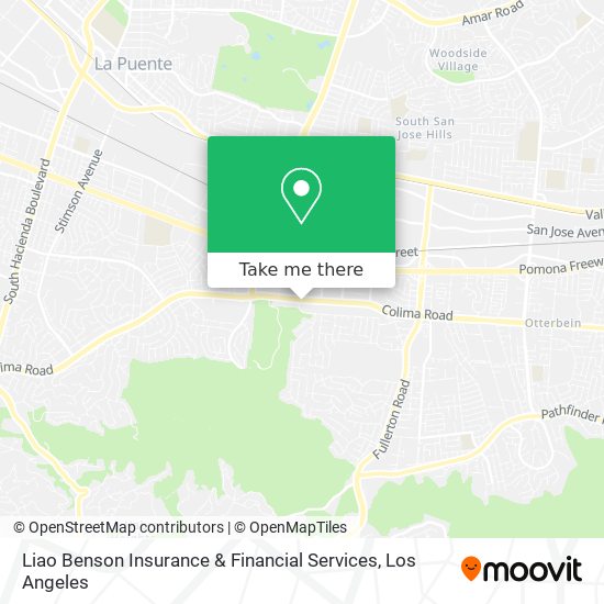 Liao Benson Insurance & Financial Services map