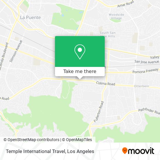 Mapa de Temple International Travel