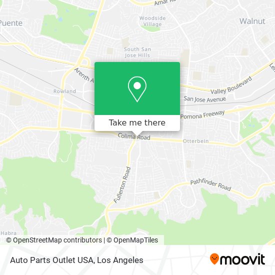 Auto Parts Outlet USA map