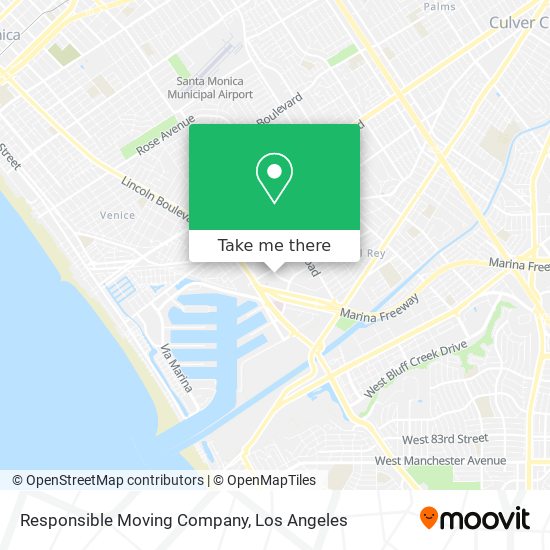 Responsible Moving Company map