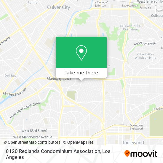 Mapa de 8120 Redlands Condominium Association