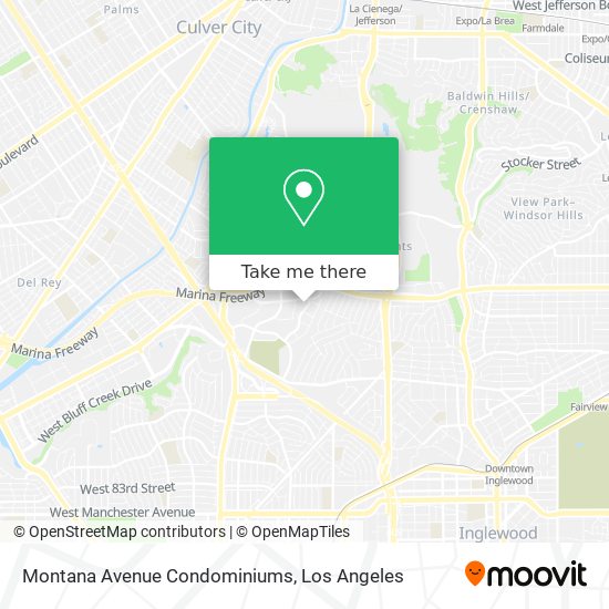 Mapa de Montana Avenue Condominiums