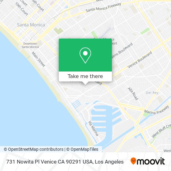 731 Nowita Pl Venice CA 90291 USA map