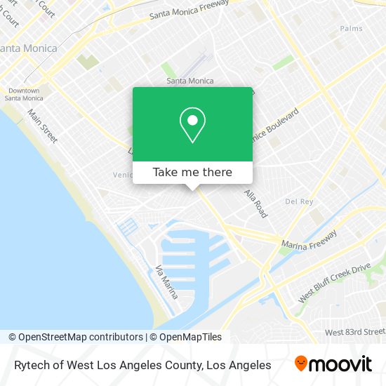 Mapa de Rytech of West Los Angeles County