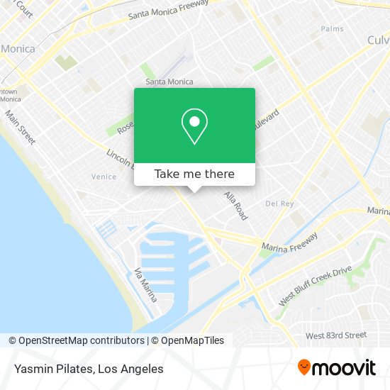 Yasmin Pilates map