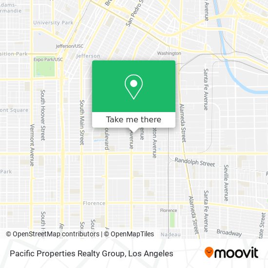 Pacific Properties Realty Group map