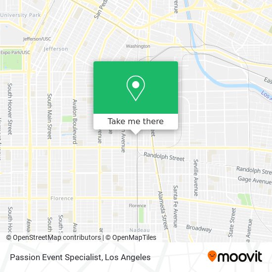 Mapa de Passion Event Specialist